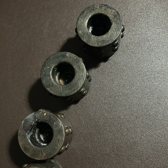 Vintage 90’s tapered nail head candle holders - Picture 6 of 10